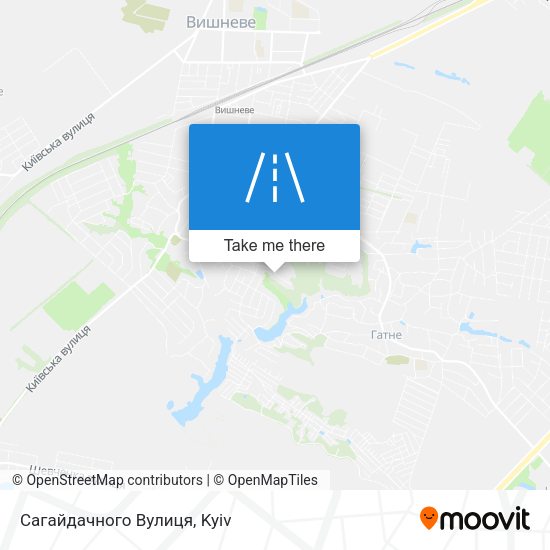 Сагайдачного Вулиця map