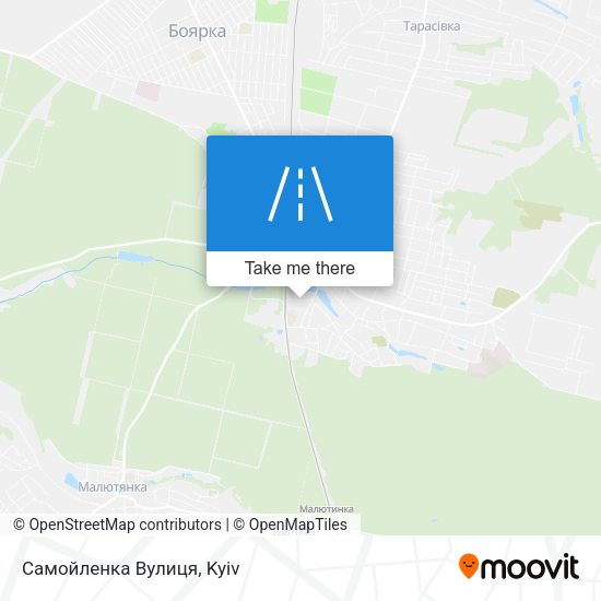 Самойленка Вулиця map