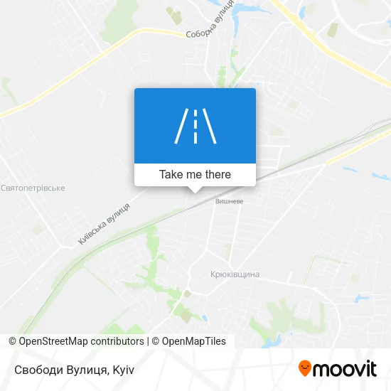 Карта Свободи Вулиця