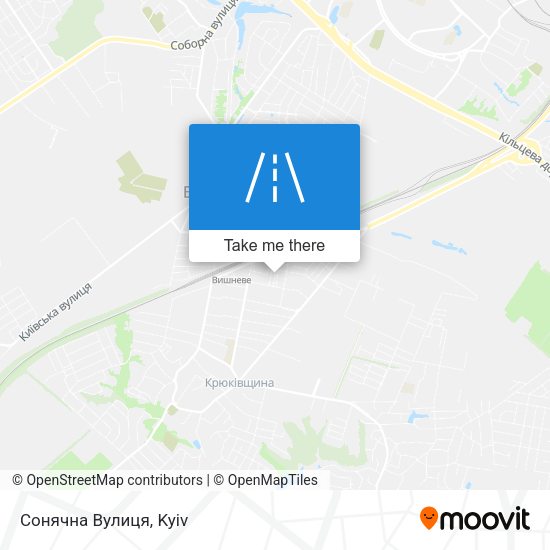 Сонячна Вулиця map