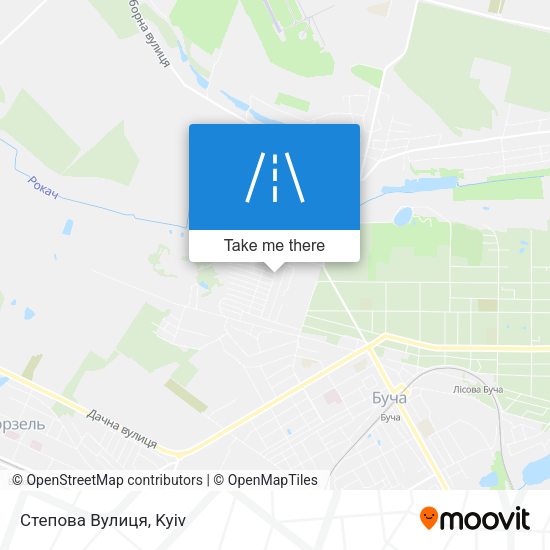 Степова Вулиця map