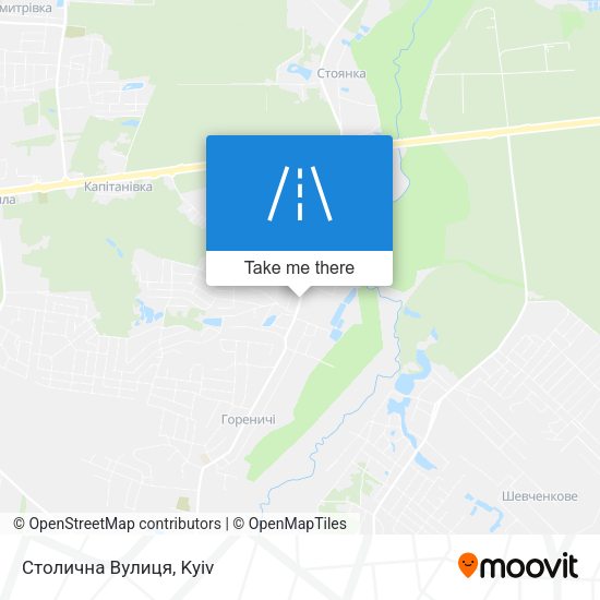 Столична Вулиця map