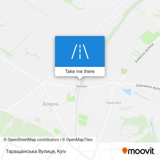 Таращанська Вулиця map