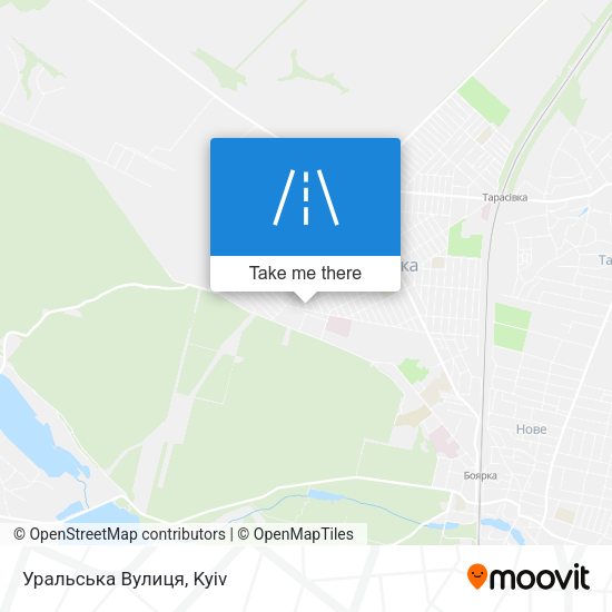 Уральська Вулиця map