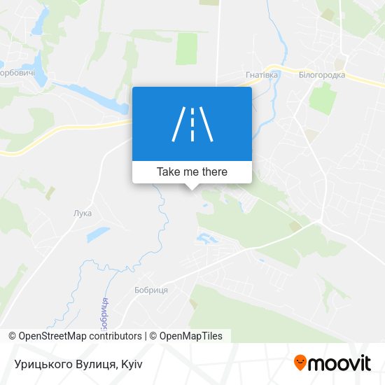 Урицького Вулиця map