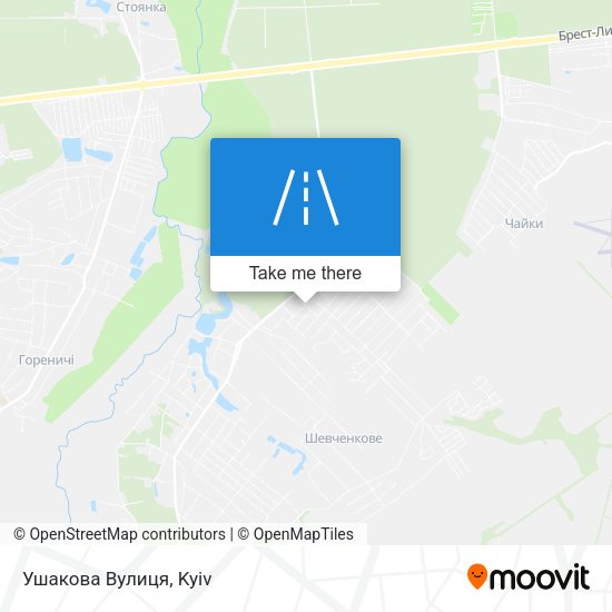 Ушакова Вулиця map