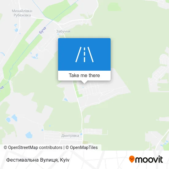 Карта Фестивальна Вулиця