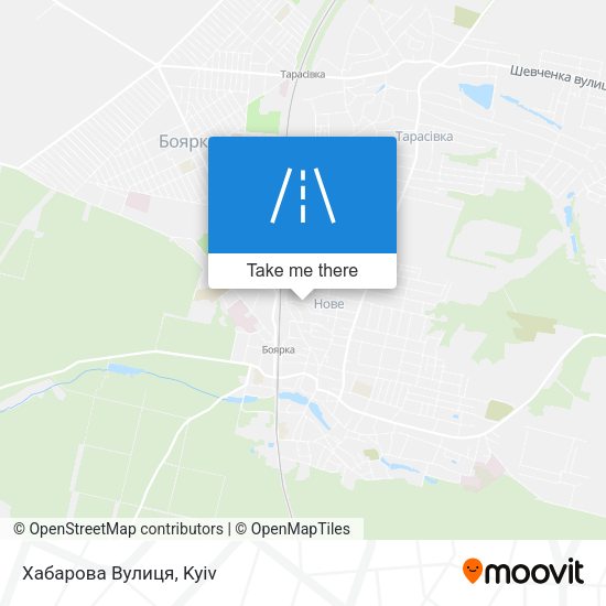 Карта Хабарова Вулиця