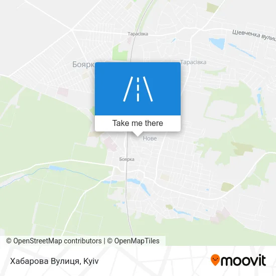 Карта Хабарова Вулиця