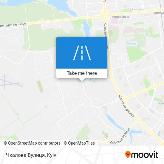 Чкалова Вулиця map