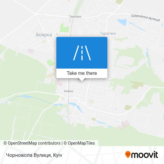 Чорновола Вулиця map