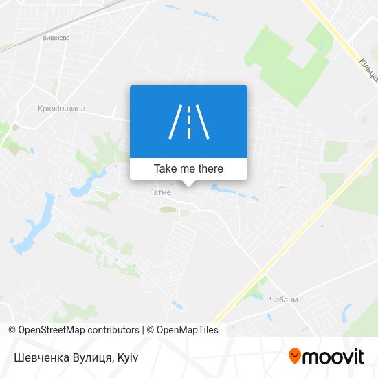 Шевченка Вулиця map