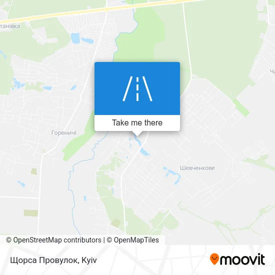 Карта Щорса Провулок