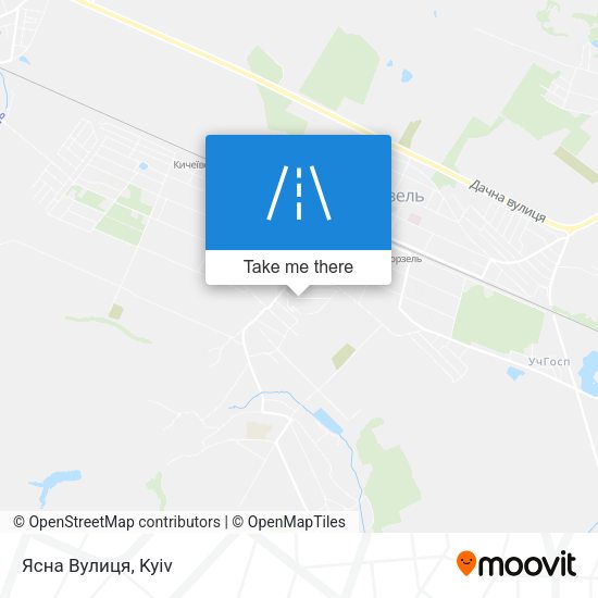 Ясна Вулиця map
