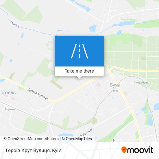 Героїв Крут Вулиця map