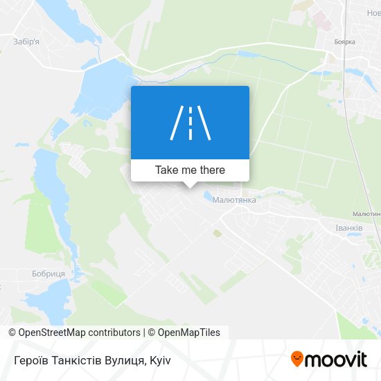 Героїв Танкістів Вулиця map