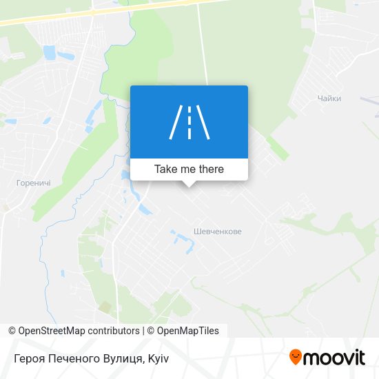 Героя Печеного Вулиця map