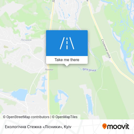Екологічна Стежка «Лісники» map
