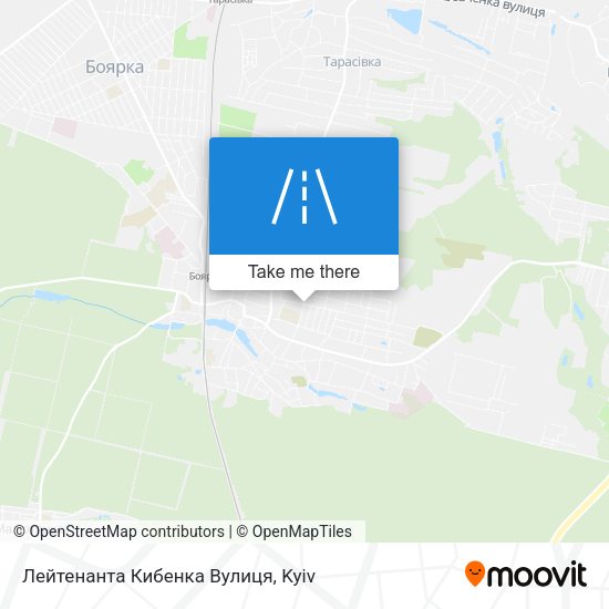 Лейтенанта Кибенка Вулиця map