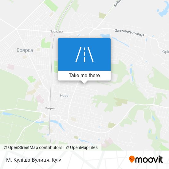 М. Куліша Вулиця map