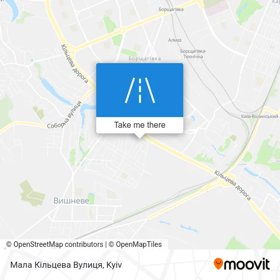 Карта Мала Кільцева Вулиця