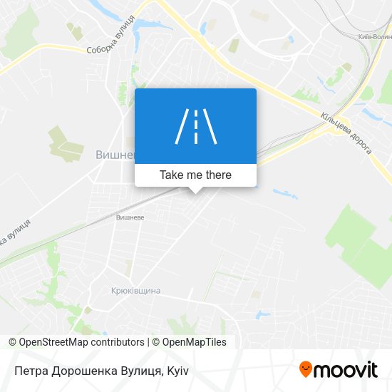 Петра Дорошенка Вулиця map