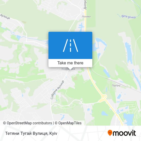 Тетяни Тугай Вулиця map