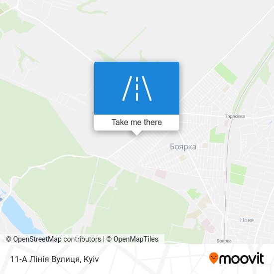 Карта 11-А Лінія Вулиця