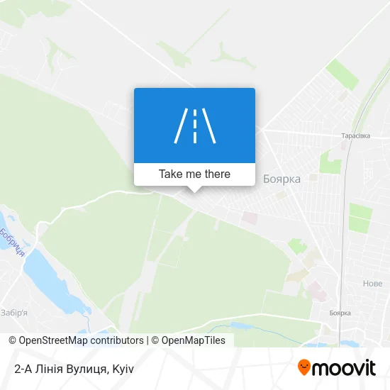 Карта 2-А Лінія Вулиця
