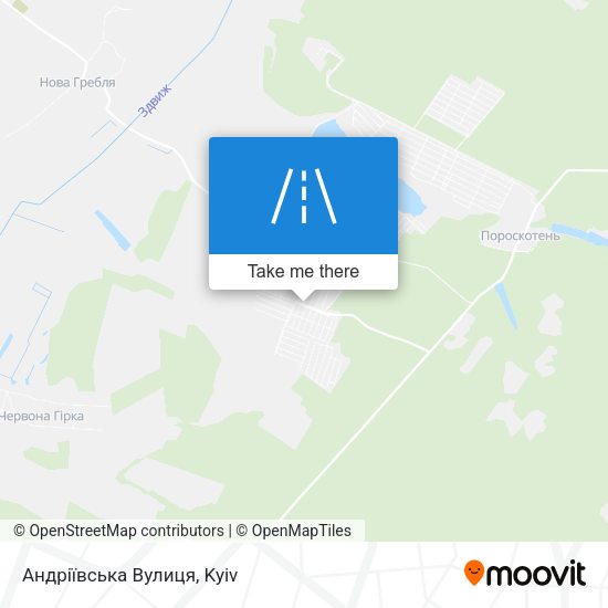Андріївська Вулиця map