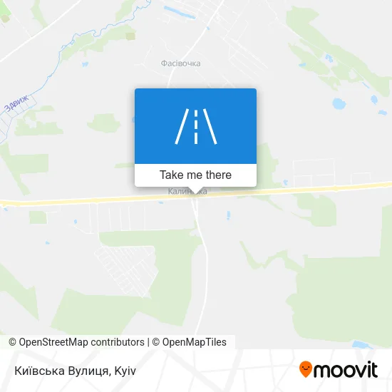 Київська Вулиця map