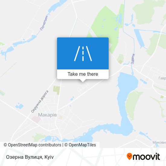 Озерна Вулиця map