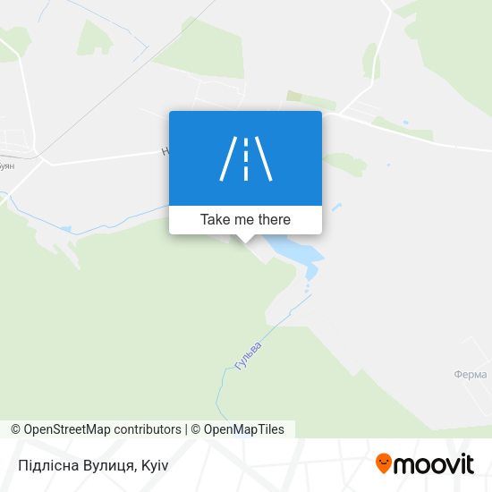 Підлісна Вулиця map