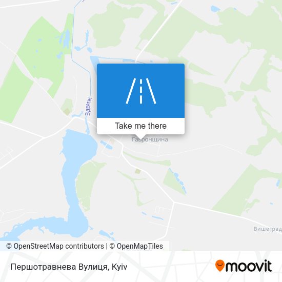 Першотравнева Вулиця map