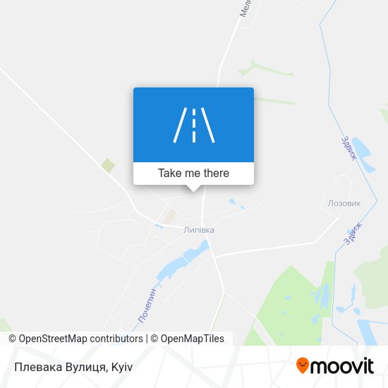 Плевака Вулиця map
