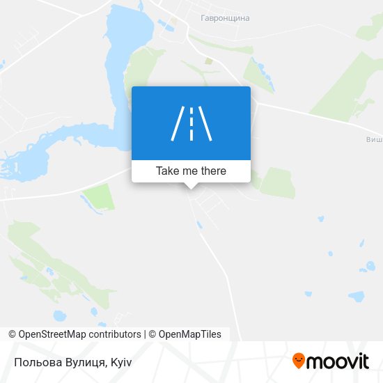Польова Вулиця map