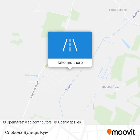 Слобода Вулиця map