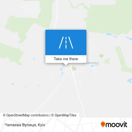 Карта Чапаєва Вулиця
