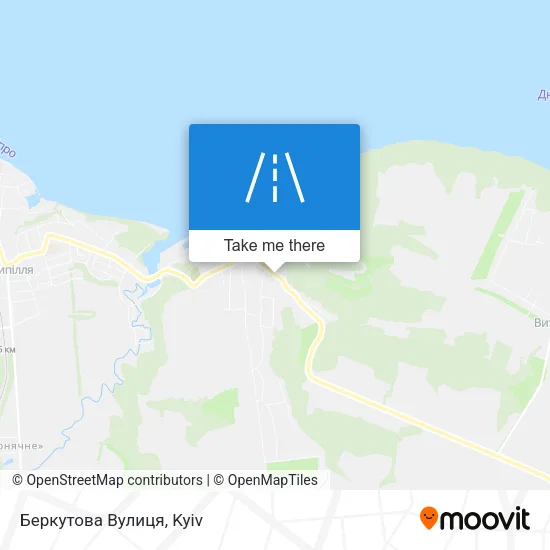 Карта Беркутова Вулиця