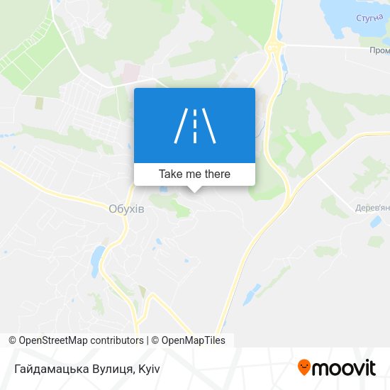 Гайдамацька Вулиця map