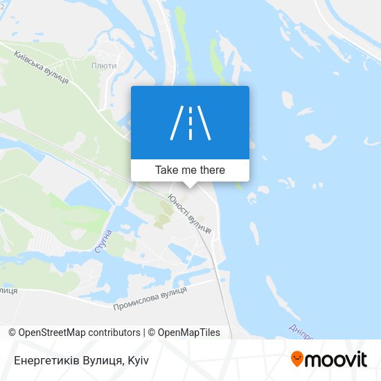 Енергетиків Вулиця map