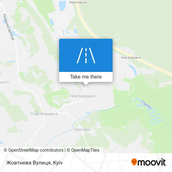 Карта Жовтнева Вулиця