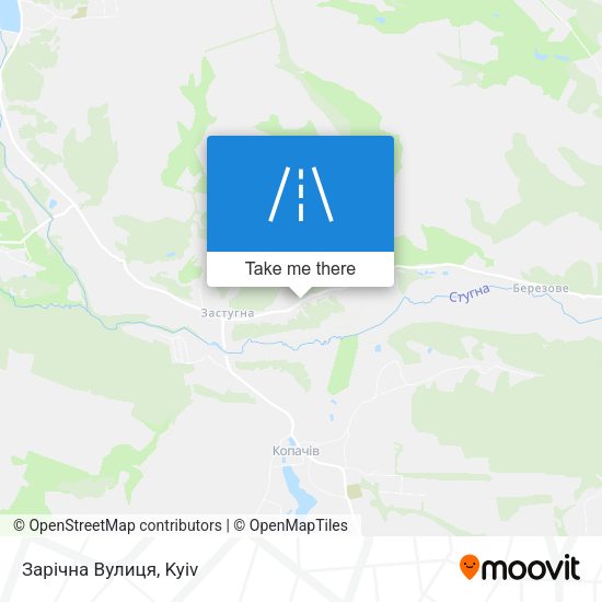 Зарічна Вулиця map