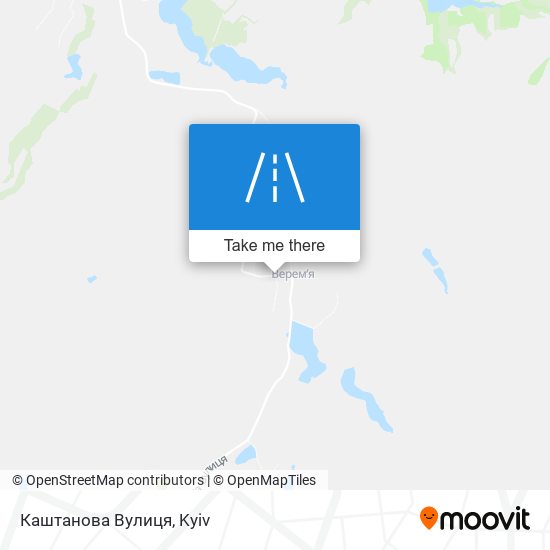 Каштанова Вулиця map