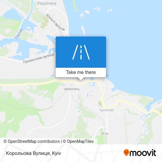 Корольова Вулиця map