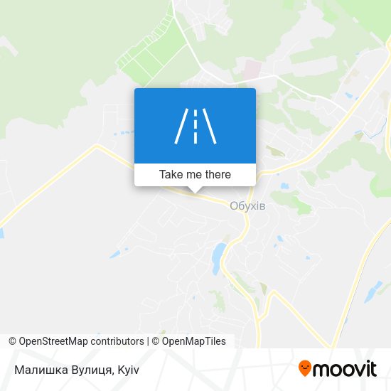 Малишка Вулиця map