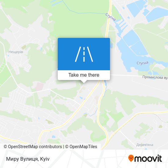 Миру Вулиця map