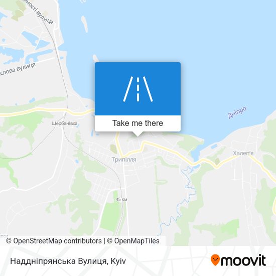 Наддніпрянська Вулиця map