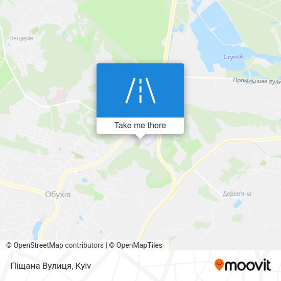 Піщана Вулиця map