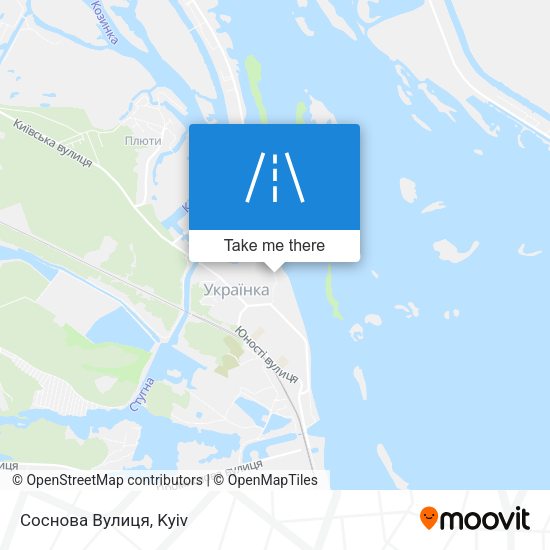 Соснова Вулиця map